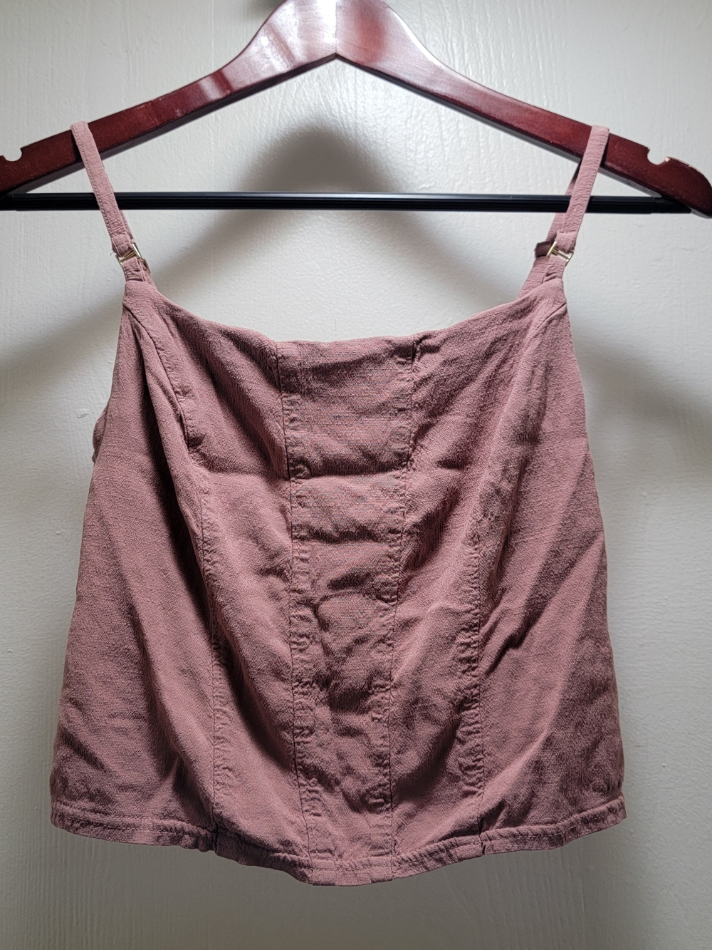 Adjustable Strap Dusty Rose Camisole Top